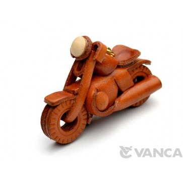 Chopper American Bike Leather Keychain(L)