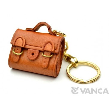 Buckles Bag Leather Keychain(L)