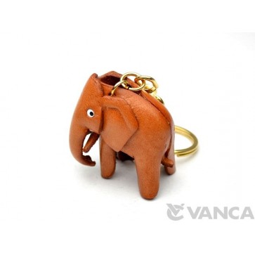 Elephant Leather Keychain(L)