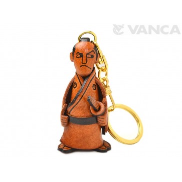 Samurai Leather Keychain(L)