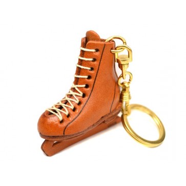 Figure Skating Shoe Leather Keychain(L)