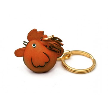 Rooster Leather Keychain (Chinese Zodiac)