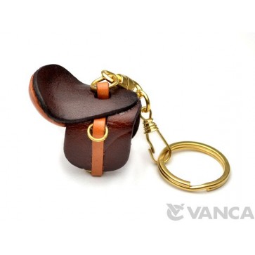 Saddle Leather Keychain(L)