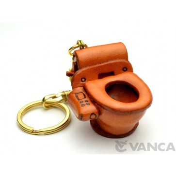 Toilet Bowl Leather Keychain(L)