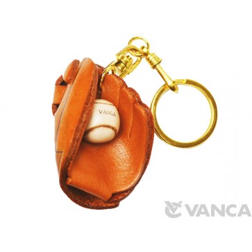 Baseball Glove Leather Keychain(L)