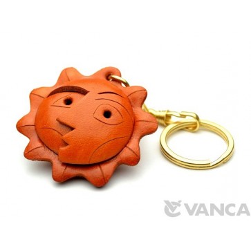 An Artistic Face Leather Keychain(L)