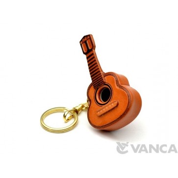 Guitar Leather Keychain(L)