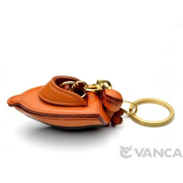 Motor Boat Leather Keychain(L)