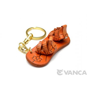 Snowboard Leather Keychain(L)