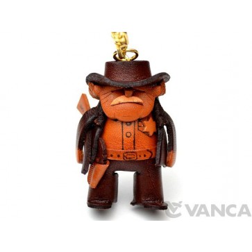 Sheriff Leather Keychain(L)