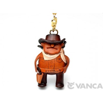 Cowboy Leather Keychain(L)