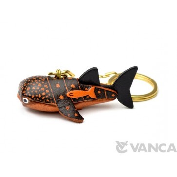 Whale Shark Leather Keychain(L)