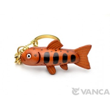 Yamame Trout Leather Keychain(L)