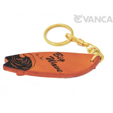 Surfboard Leather Keychain(L)