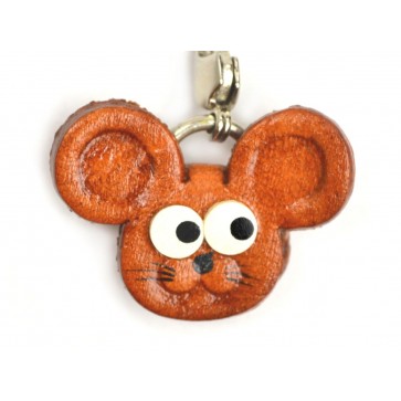 Mouse(small) Leather Animal Figuine/charm Chinese Zodiac Series