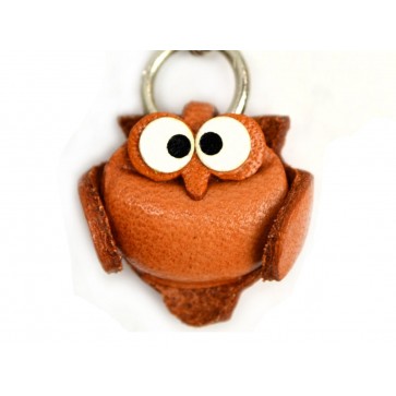 Owl(small) Leather Animal Figuine/charm