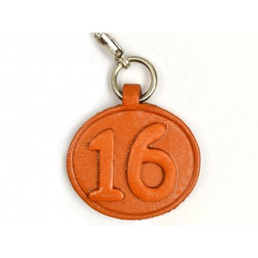 No.16 Leather Plate Birth date Series