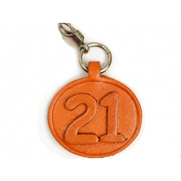 No.21 Leather Plate Birth date Series