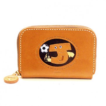 Soccer J Handmade Genuine Leather Animal Business Card Case #26173