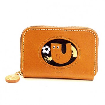 Soccer U Handmade Genuine Leather Animal Business Card Case #26181