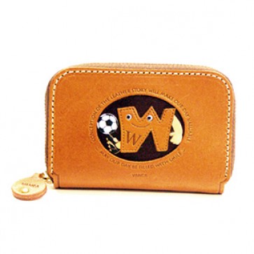 Soccer W Handmade Genuine Leather Animal Business Card Case #26182