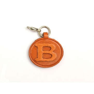 B Leather Alphabet Plate