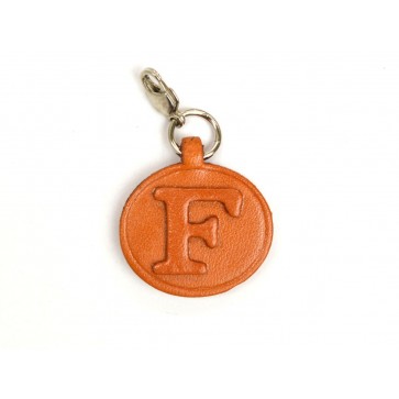 F Leather Alphabet Plate