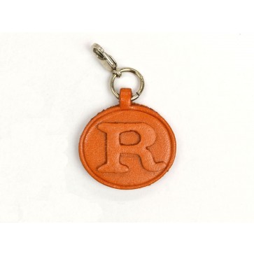 R Leather Alphabet Plate