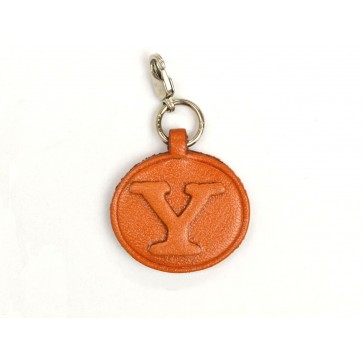 Y Leather Alphabet Plate
