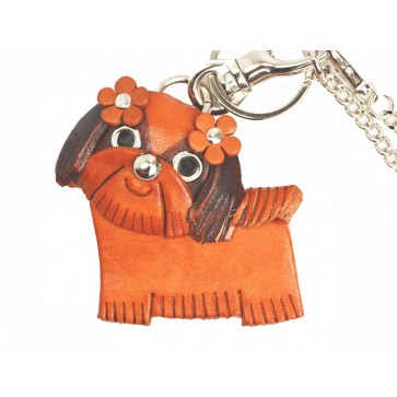 Shih tzu Handmade Leather Dog/Bag Charm