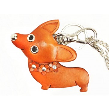 Welsh Corgi Handmade Leather Dog/Bag Charm