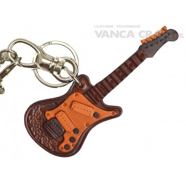 Electric Guitar Handmade Leather Goods/Bag Charm 