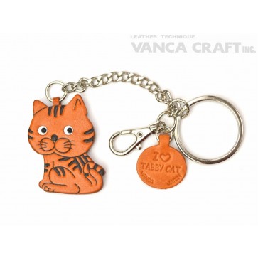 Cat Leather Ring Charm #26052