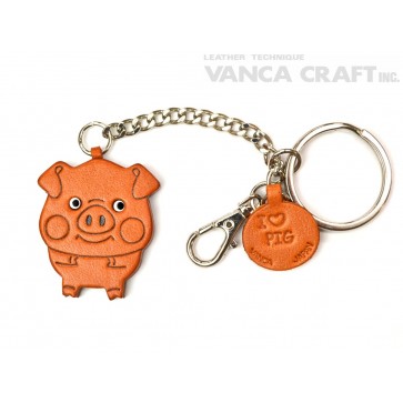 Pig Leather Ring Charm #26053