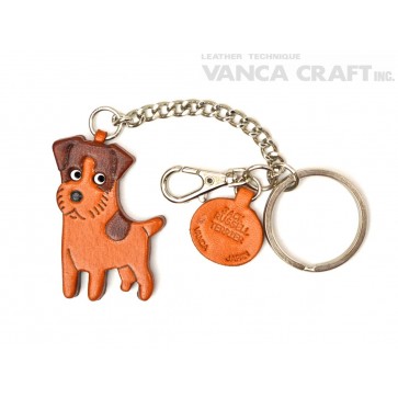 Jack Russell Terrier Leather Ring Charm #26063