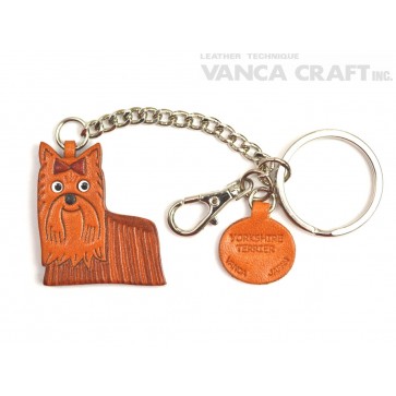 Yorkshire Terrier Leather Ring Charm #26076