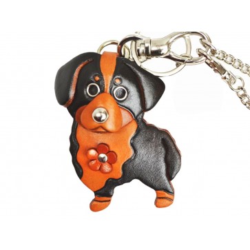 Bernese Mountain Dog Leather Dog/Bag Charm