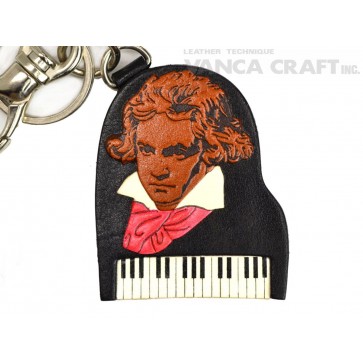 Beethoven Handmade Leather Goods/Bag Charm