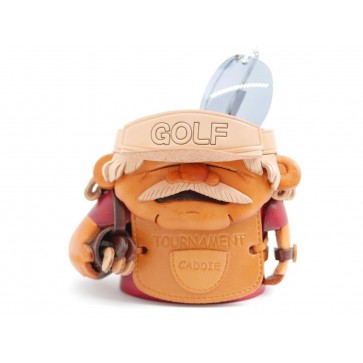 Golf Caddy Handmade Leather Eyeglasses Holder/Stand #26225
