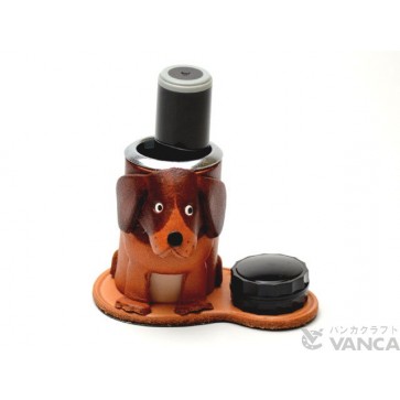 Beagle Japanese Leather Seal Stand #26288