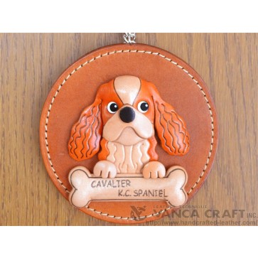 Cavalier KC Spaniel Leather Wall Deco