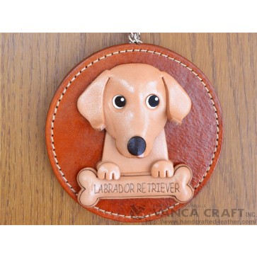 Labrador Retriever Leather Wall Deco