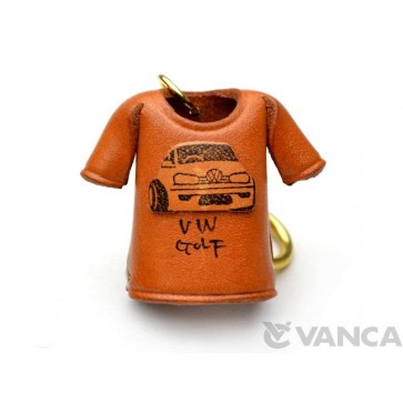 Volkswagen Golf T-shirt Leather Keychain
