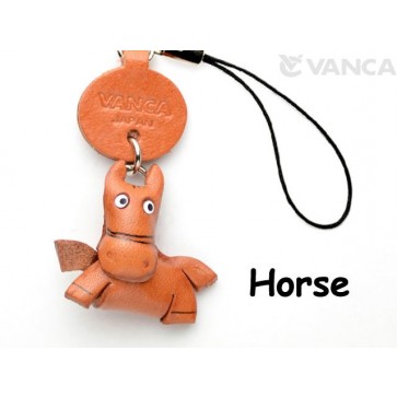 Horse Japanese Leather Cellularphone Charm Animal 