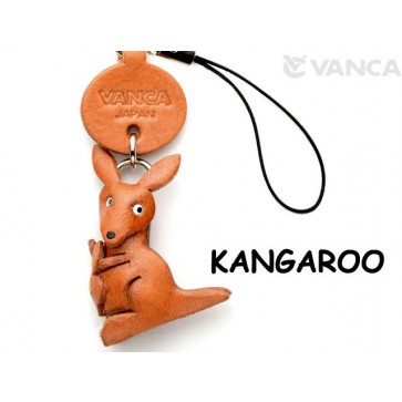 Kangaroo Japanese Leather Cellularphone Charm Animal