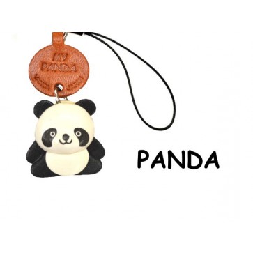 Panda Leather Cellularphone Charm Animal 