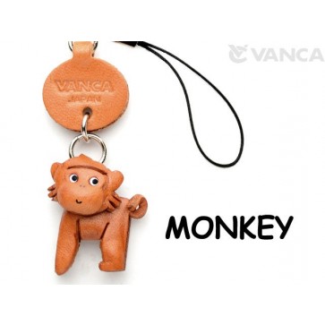 Monkey Japanese Leather Cellularphone Charm Animal