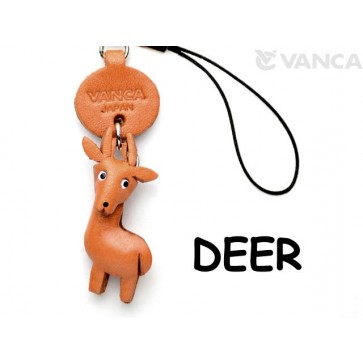 Deer Japanese Leather Cellularphone Charm Animal