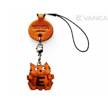 Cat E Leather Cellularphone Charm Alphabet