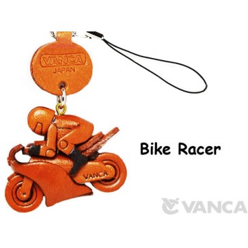 Bike Racer Japanese Leather Cellularphone Charm Goods